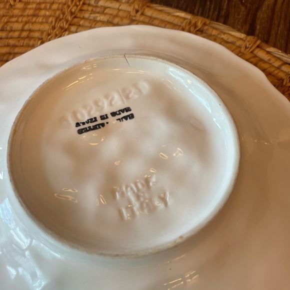 Beautiful Ceramic Fruit Plates 4 Piece Set Made in Italy - Picture 9 of 14